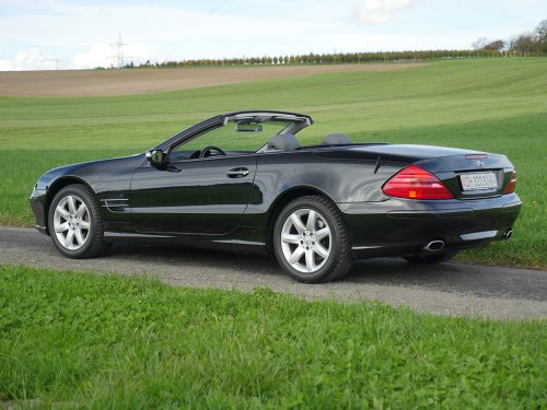 mercedes benz 350 sl w230 Cabriolet schwarz grau 2004 0008 9
