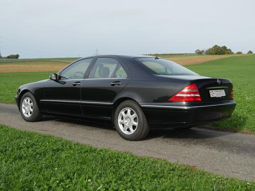 mercedes benz S 320 schwarz 2001 0001 2