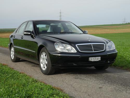 mercedes benz S 320 schwarz 2001 0005 6