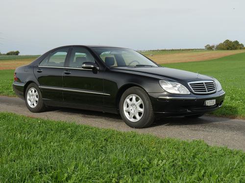 mercedes benz S 320 schwarz 2001 0006 7