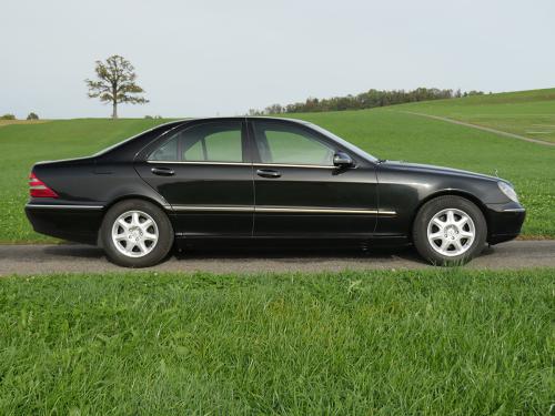 mercedes benz S 320 schwarz 2001 0007 8