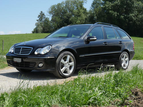 mercedes benz c350 v6 kombi schwarz schwarz 2007 0001 2