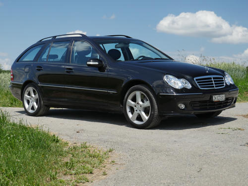 mercedes benz c350 v6 kombi schwarz schwarz 2007 0002 3