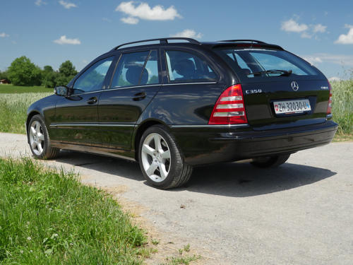 mercedes benz c350 v6 kombi schwarz schwarz 2007 0003 4