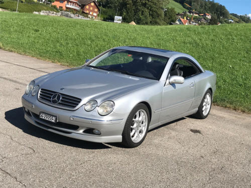 mercedes benz cl 500 coupe brabus silber 2001 0002 Ebene 12