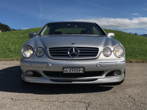 mercedes benz cl 500 coupe brabus silber 2001 0004 Ebene 10