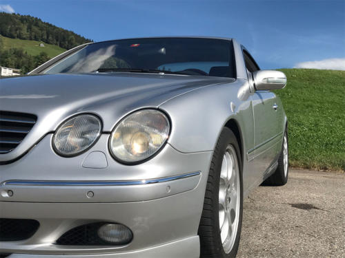 mercedes benz cl 500 coupe brabus silber 2001 0005 Ebene 9