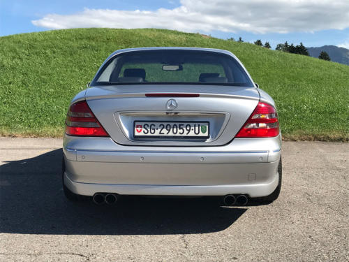 mercedes benz cl 500 coupe brabus silber 2001 0007 Ebene 7