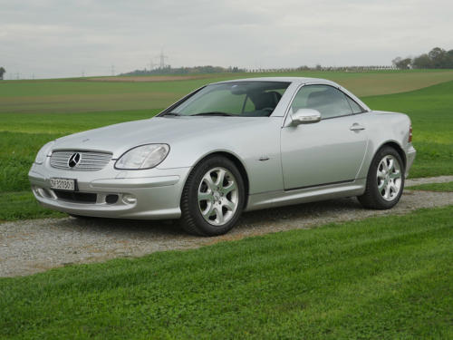 mercedes benz slk 320 v6 silber final edition 2004 0001 2