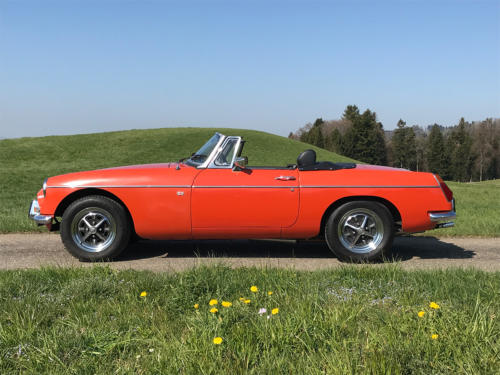 mg mgb cabriolet orange 1974 0000 1