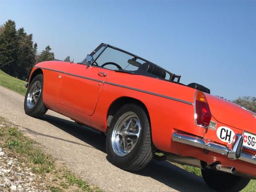 mg mgb cabriolet orange 1974 0007 8