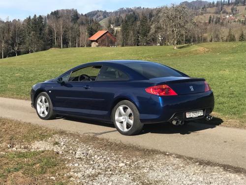 peugeot 407 coupe dunkelblau 2007 0003 Ebene 12