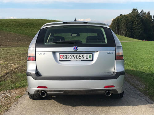 saab 9-3 v6 turbo aero kombi hirsch performance 6-gang silber 2005 0006 7