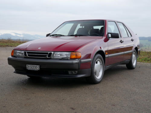 saab 9000 CSi 2.3 bordeaux manual 1993 0003 4