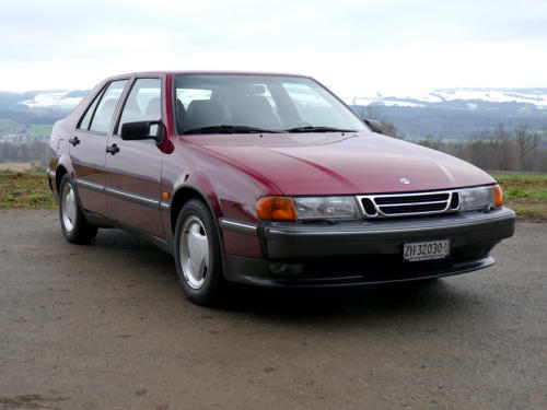 saab 9000 CSi 2.3 bordeaux manual 1993 0004 5