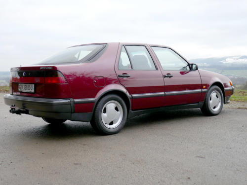 saab 9000 CSi 2.3 bordeaux manual 1993 0006 7