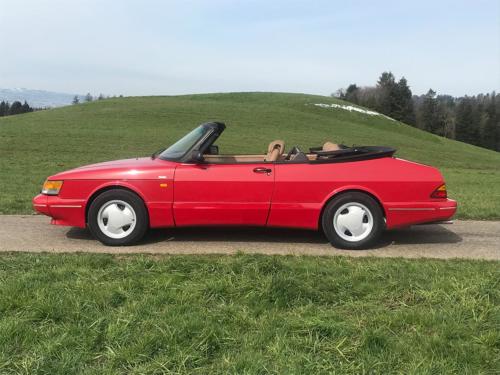 saab 900i cabriolet 16v rot 1990 0000 Ebene 15