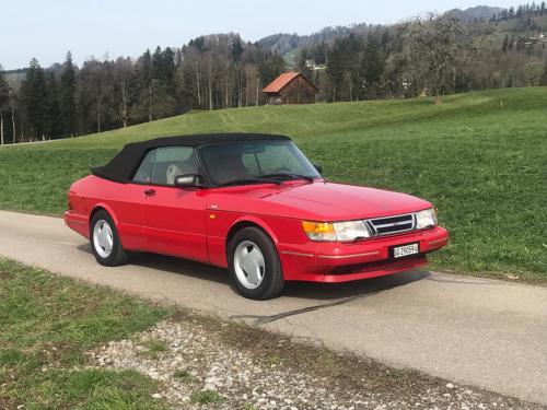 saab 900i cabriolet 16v rot 1990 0001 Ebene 14