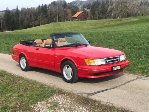 saab 900i cabriolet 16v rot 1990 0003 Ebene 12