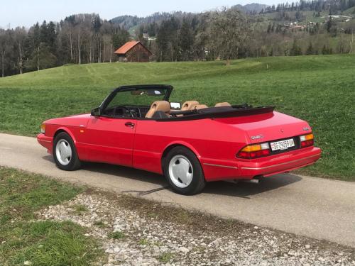 saab 900i cabriolet 16v rot 1990 0004 Ebene 11