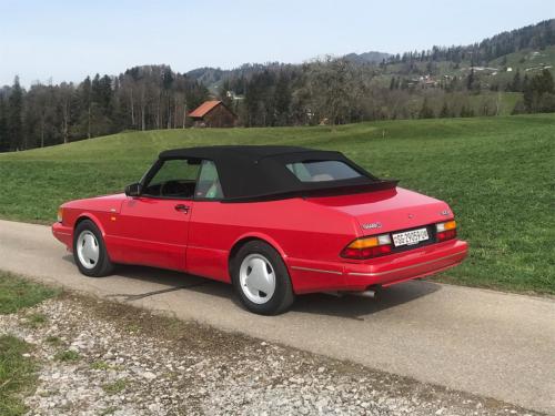 saab 900i cabriolet 16v rot 1990 0006 Ebene 9