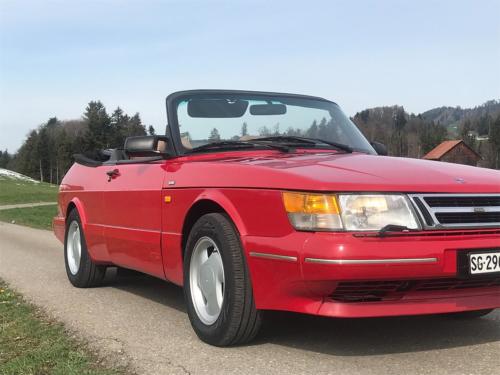 saab 900i cabriolet 16v rot 1990 0008 Ebene 7