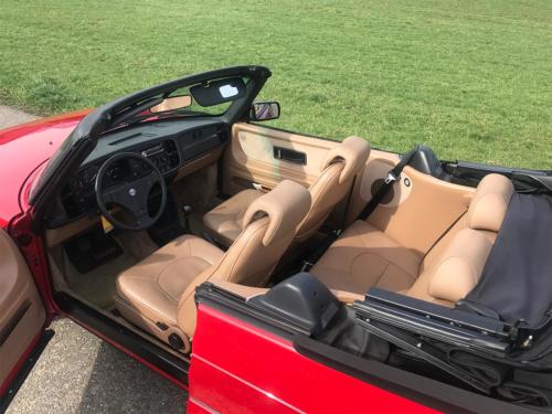 saab 900i cabriolet 16v rot 1990 0010 Ebene 5