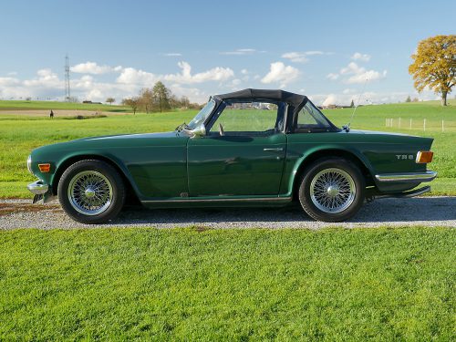 triumph tr 6 pi british racing green 1975 0001 2