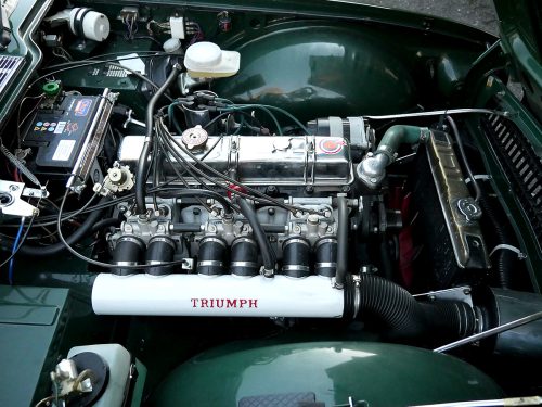 triumph tr 6 pi british racing green 1975 0017 18